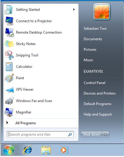 startmenu
