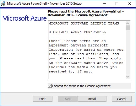 azure acccount add ps add