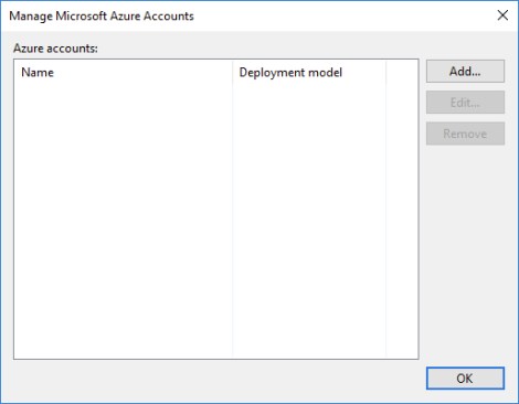 azure acccount add