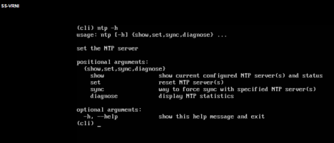vRealizeNIConsoleNTPCommand